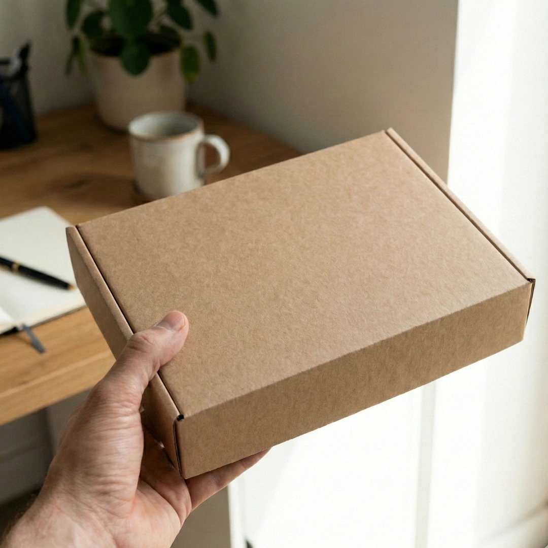 50Pcs 125mmX100mmX75mm Kraft Mailing Box - Image 6