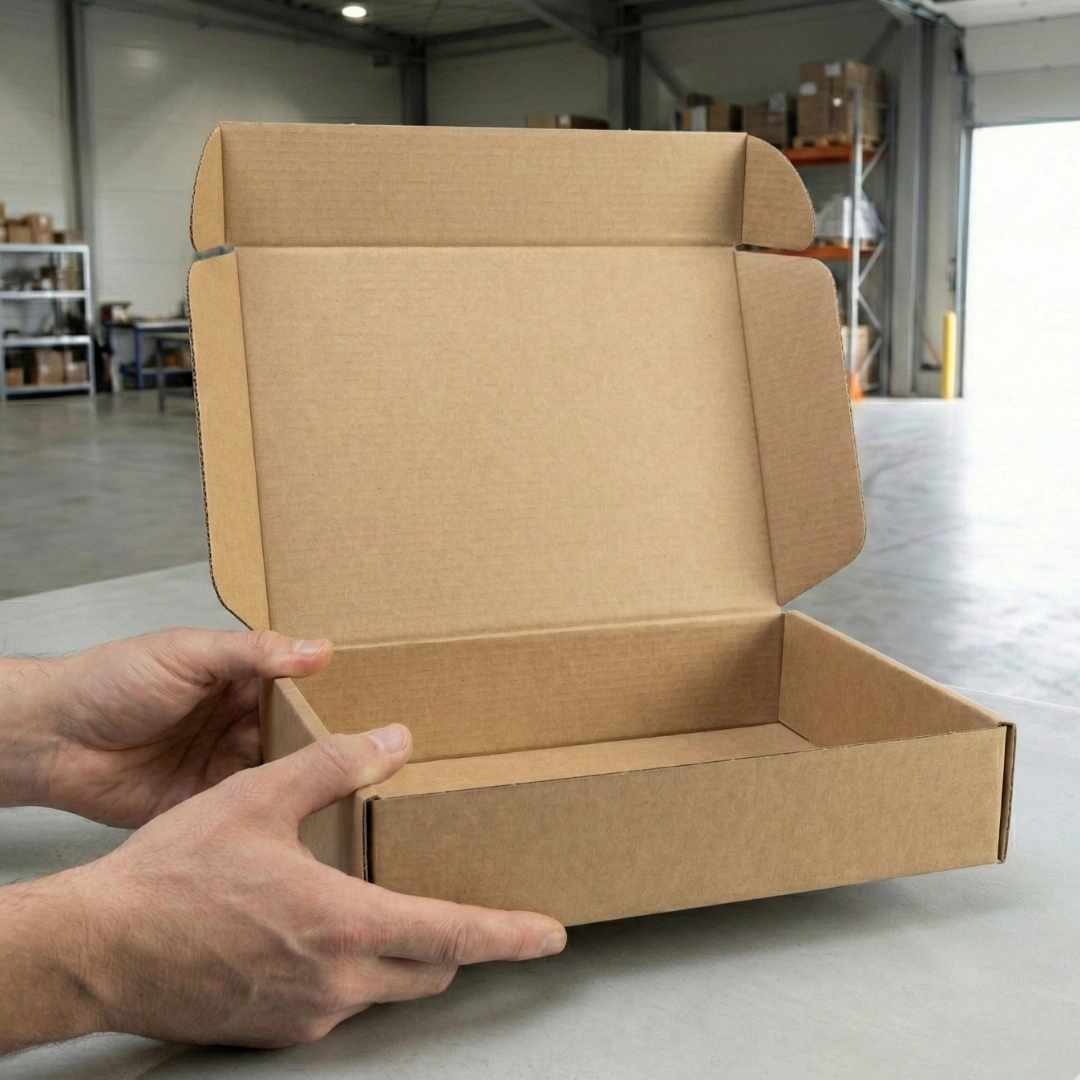 50Pcs 125mmX100mmX75mm Kraft Mailing Box - Image 5