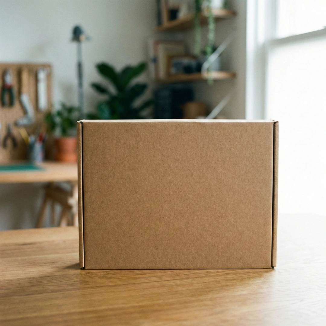 50Pcs 125mmX100mmX75mm Kraft Mailing Box - Image 4