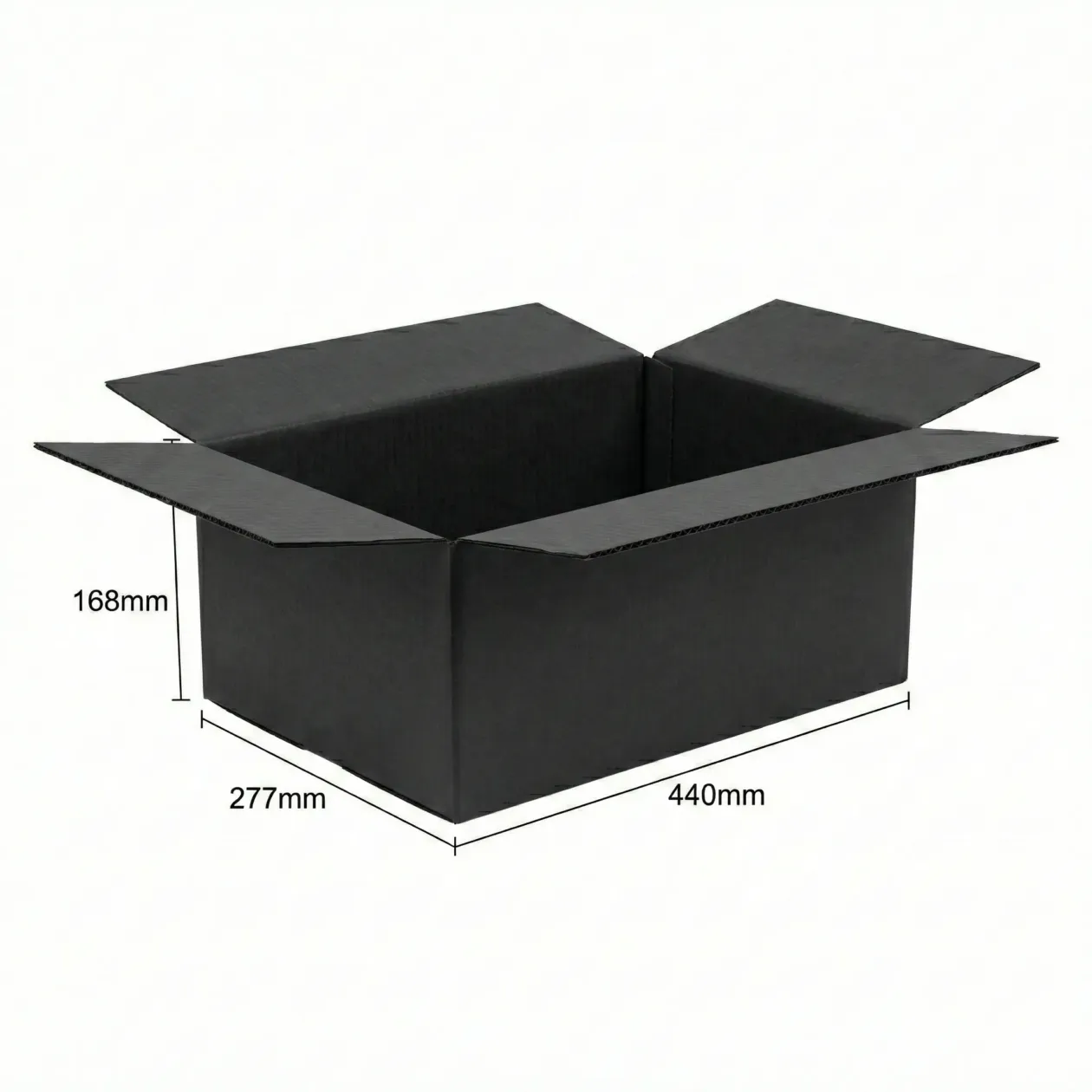 50Pcs 440mmX277mmX168mm Black Australia Post Mailing Box