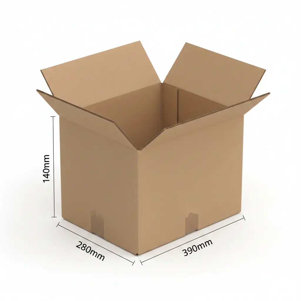 50Pcs 390mmX280mmX140mm Kraft Australia Post Mailing Box