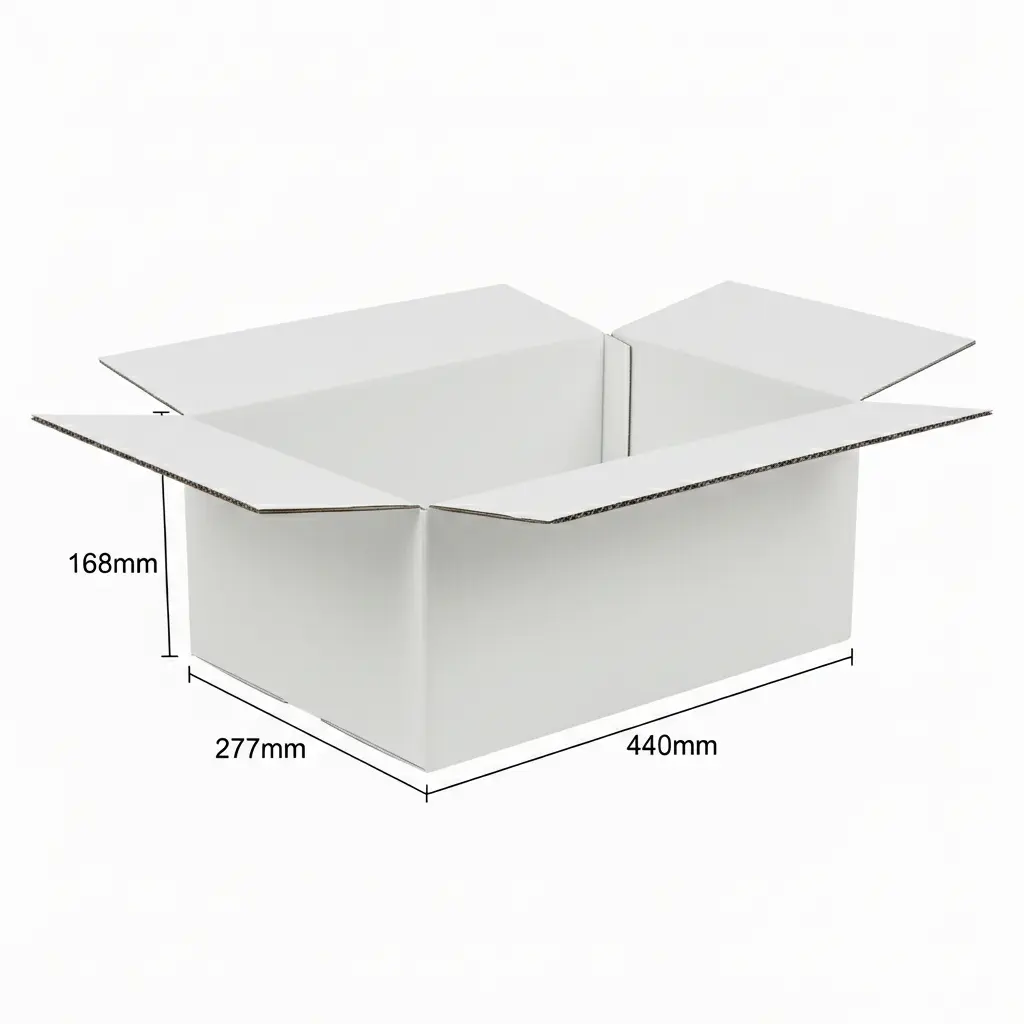 50Pcs 440mmX277mmX168mm White Australia Post Mailing Box