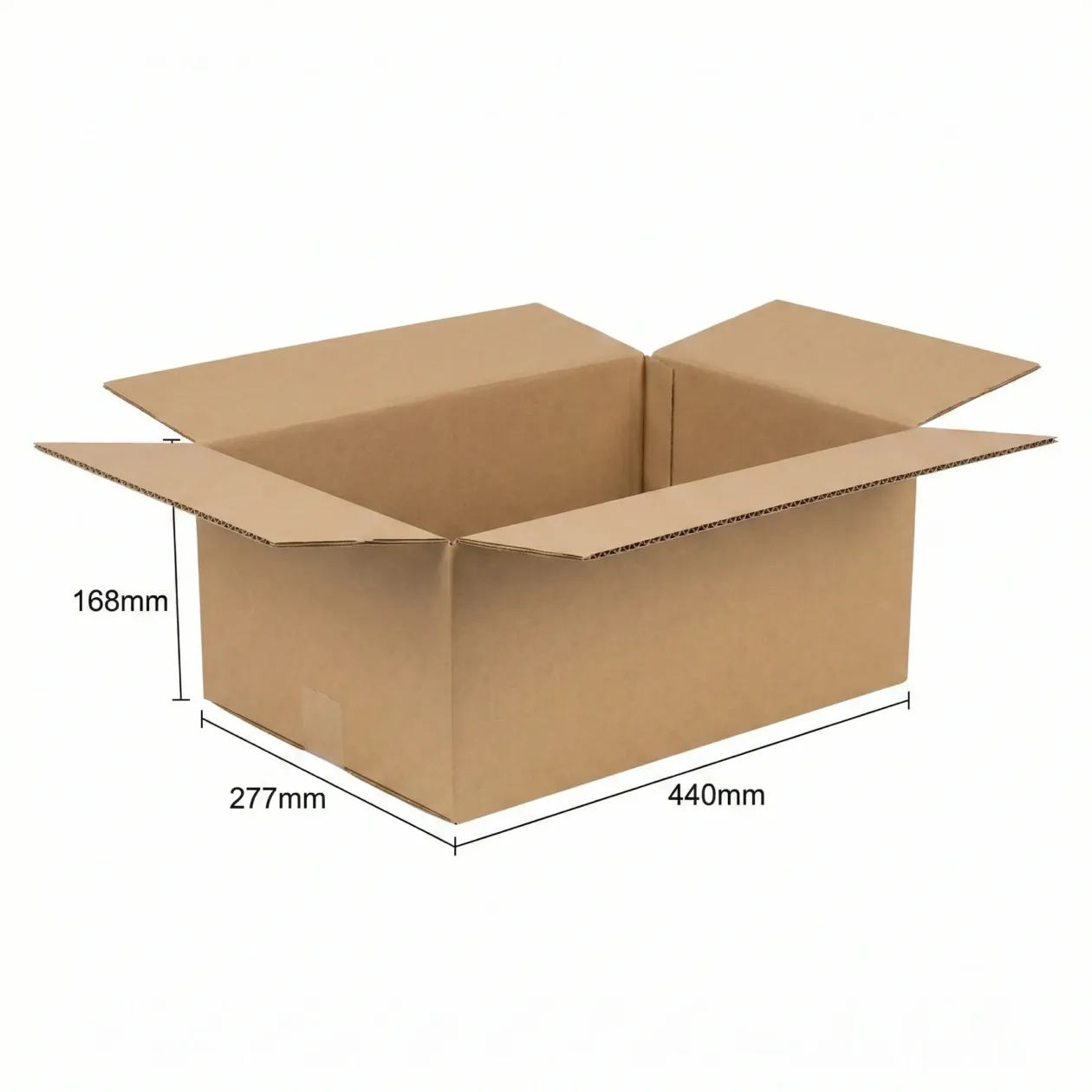 50Pcs 440mmX277mmX168mm Kraft Australia Post Mailing Box