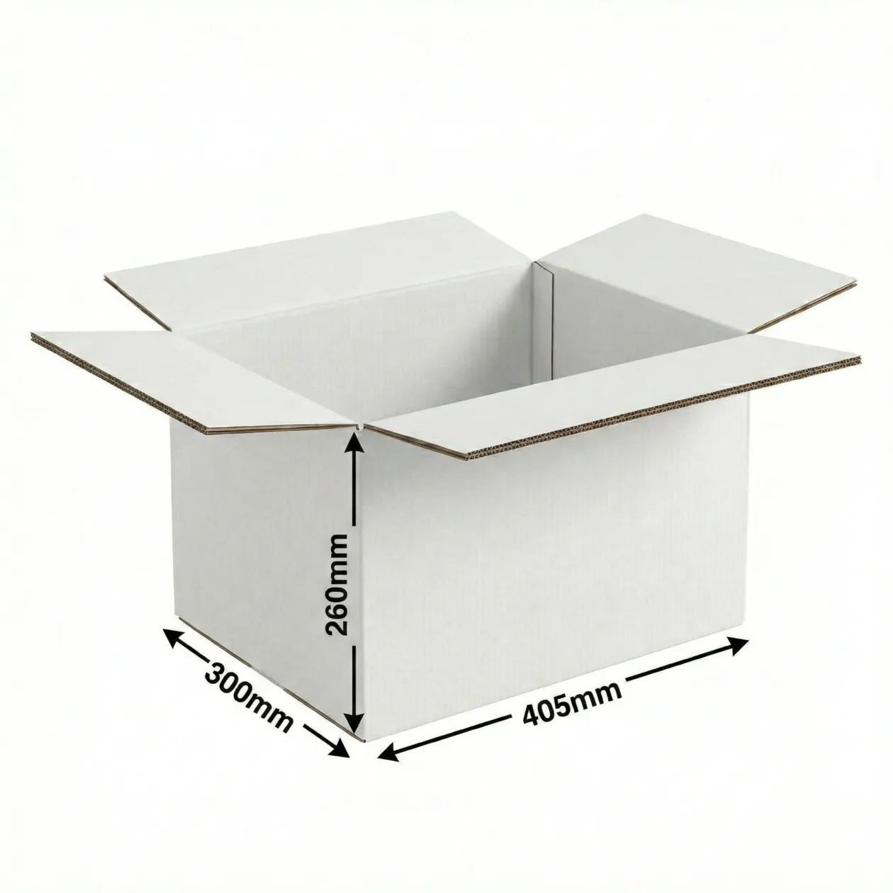 50Pcs 405mmX300mmX260mm White Australia Post Mailing Box