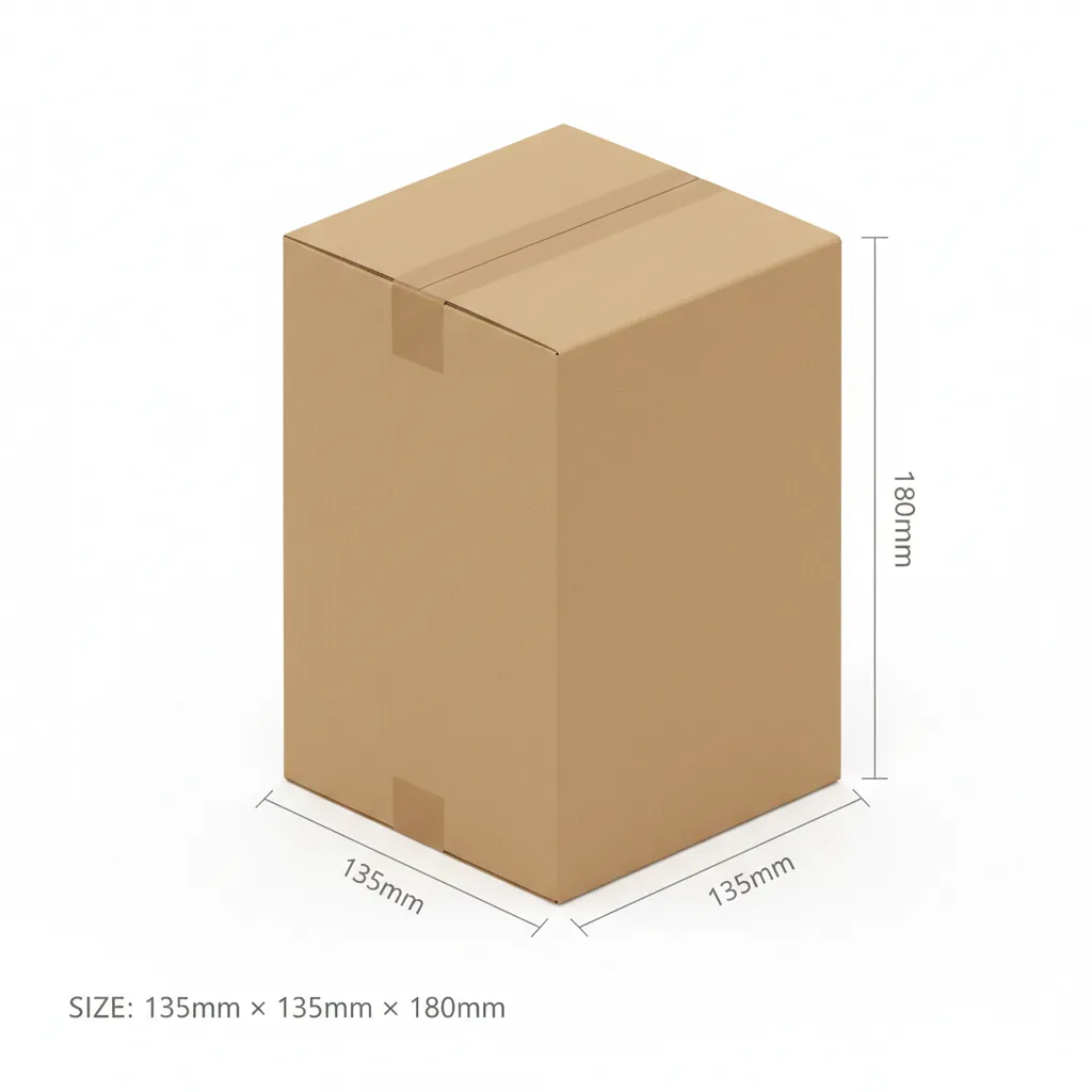 10Pcs 135mmX135mmX180mm Heavy Duty Double Wall  Cardboard Boxes