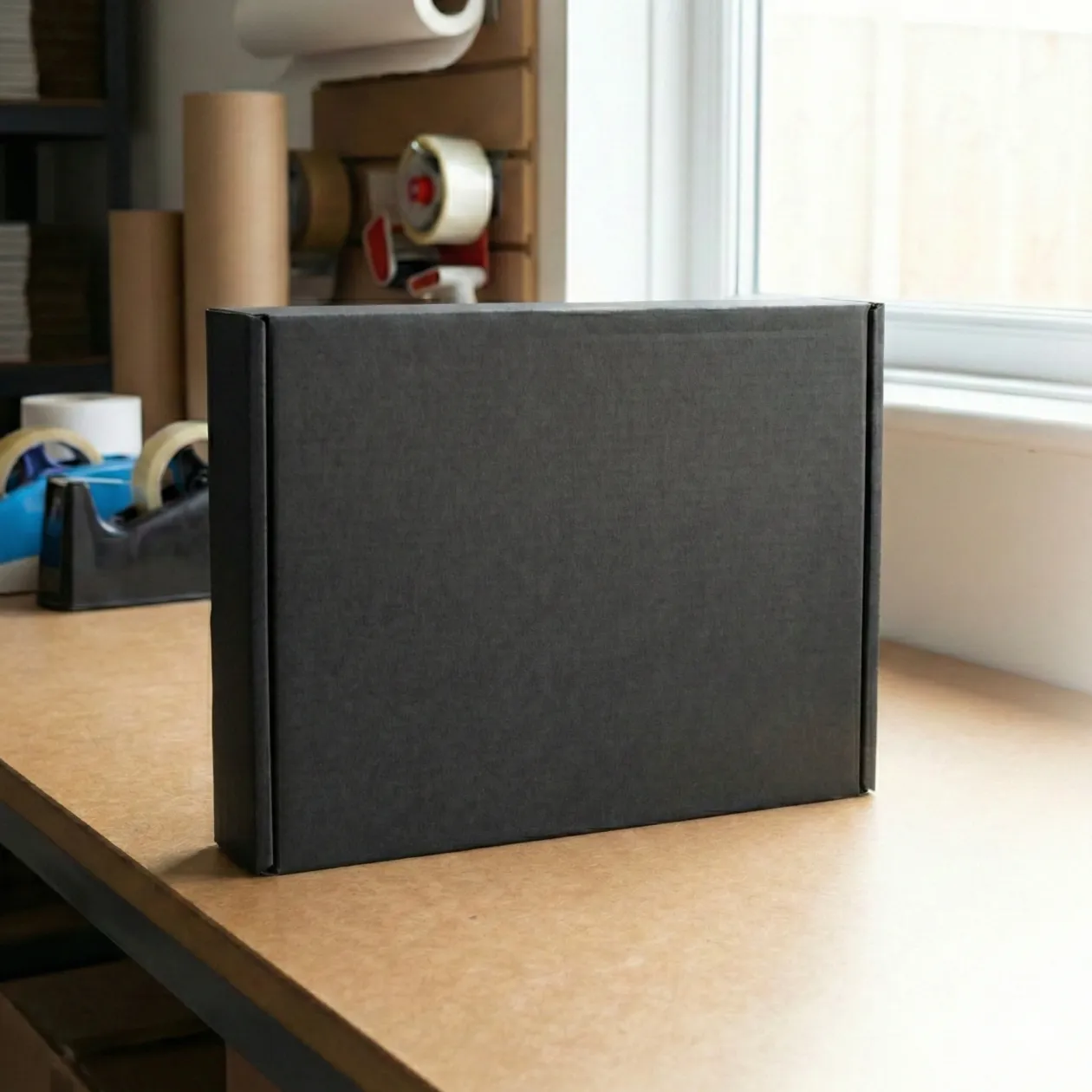 50Pcs 125mmX100mmX75mm Black Mailing Box - Image 3
