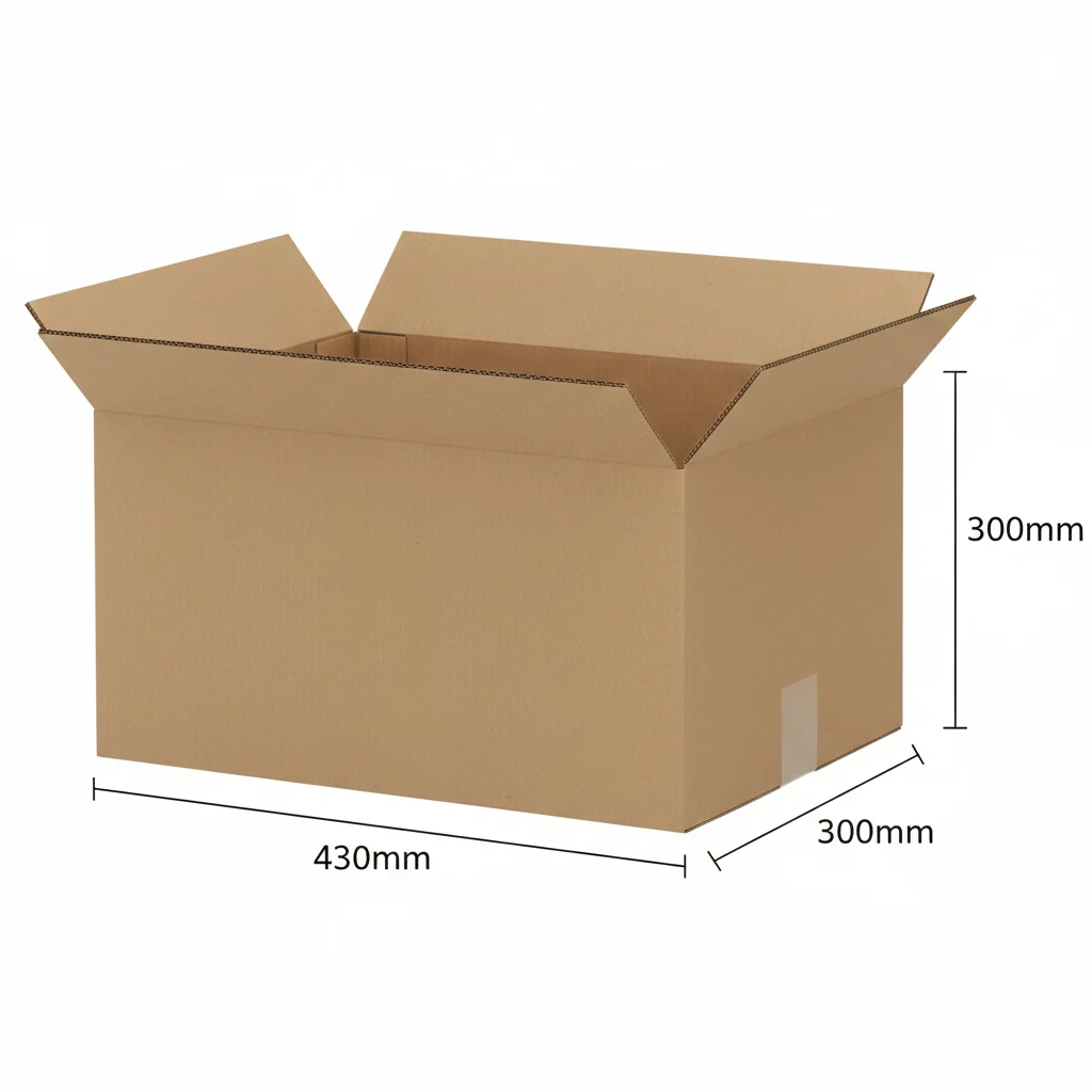 10Pcs 400mmX300mmX300mm Heavy Duty Double Wall Cardboard Boxes