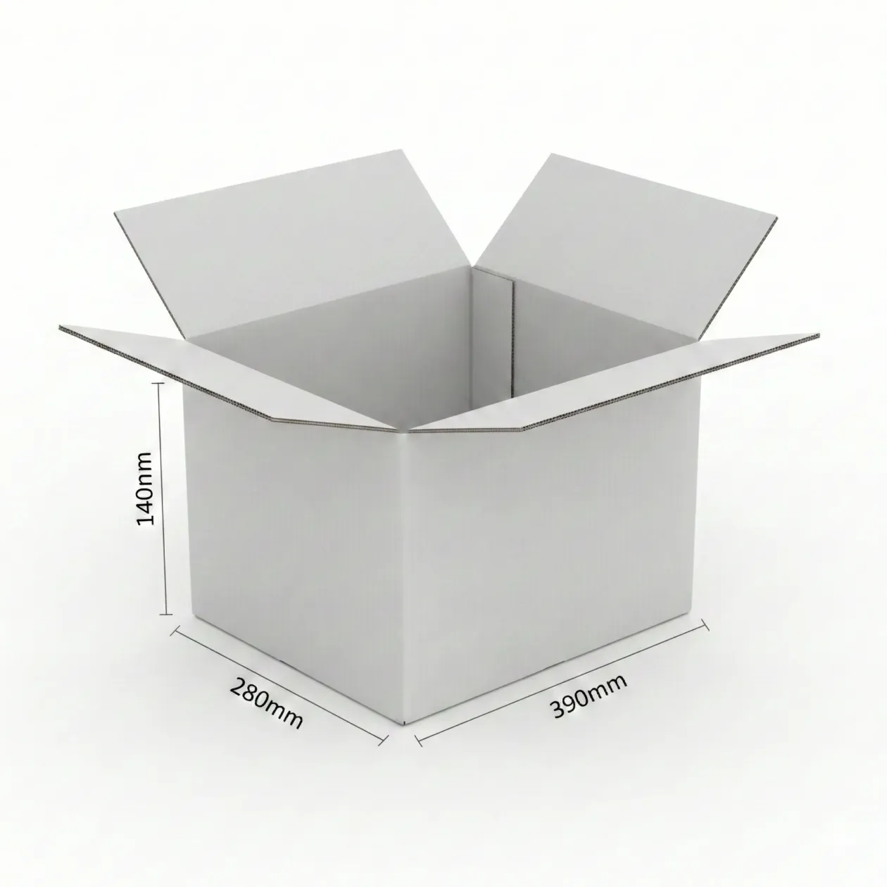50Pcs 390mmX280mmX140mm White Australia Post Mailing Box