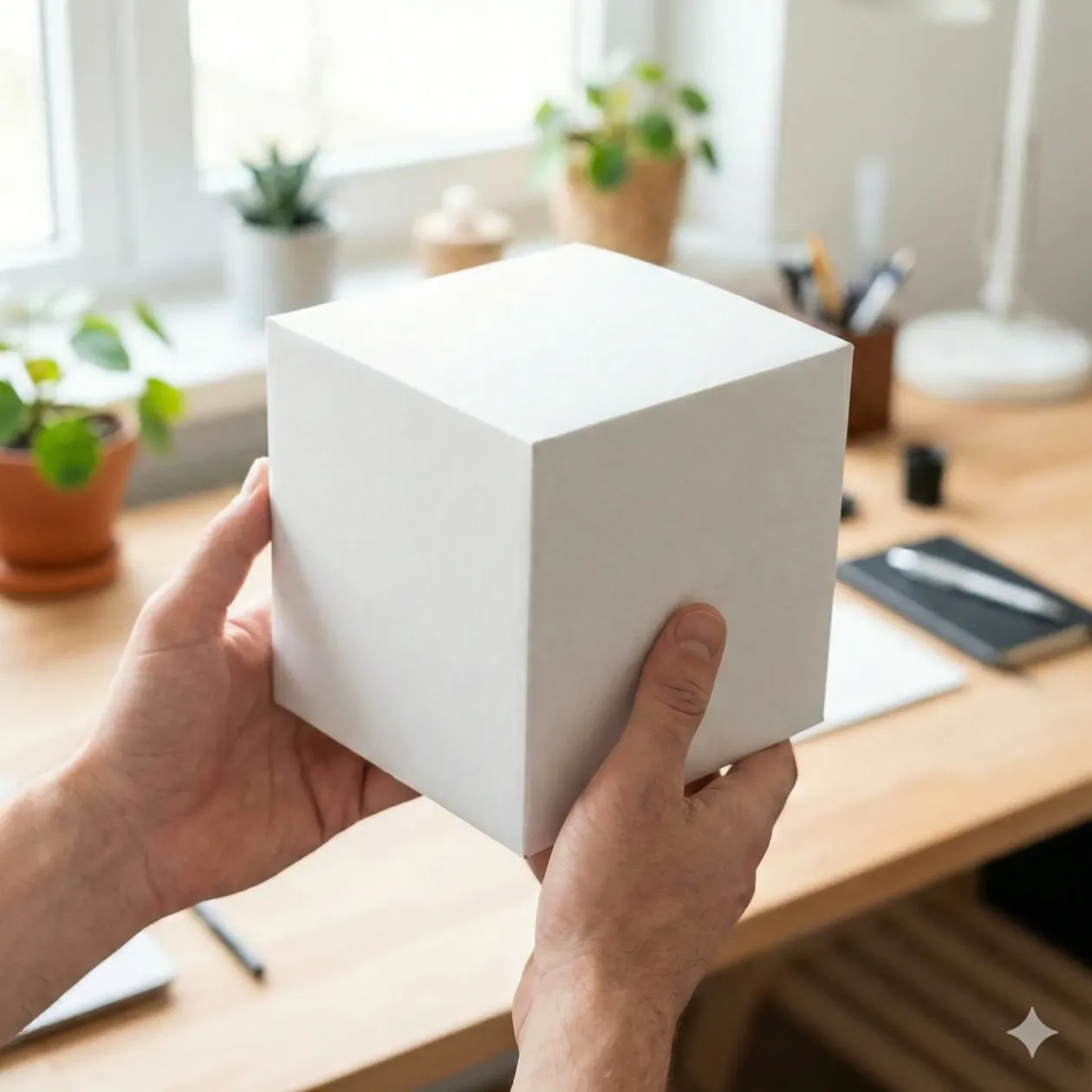 50Pcs 150mmX150mmX150mm White Cubical Box - Image 2