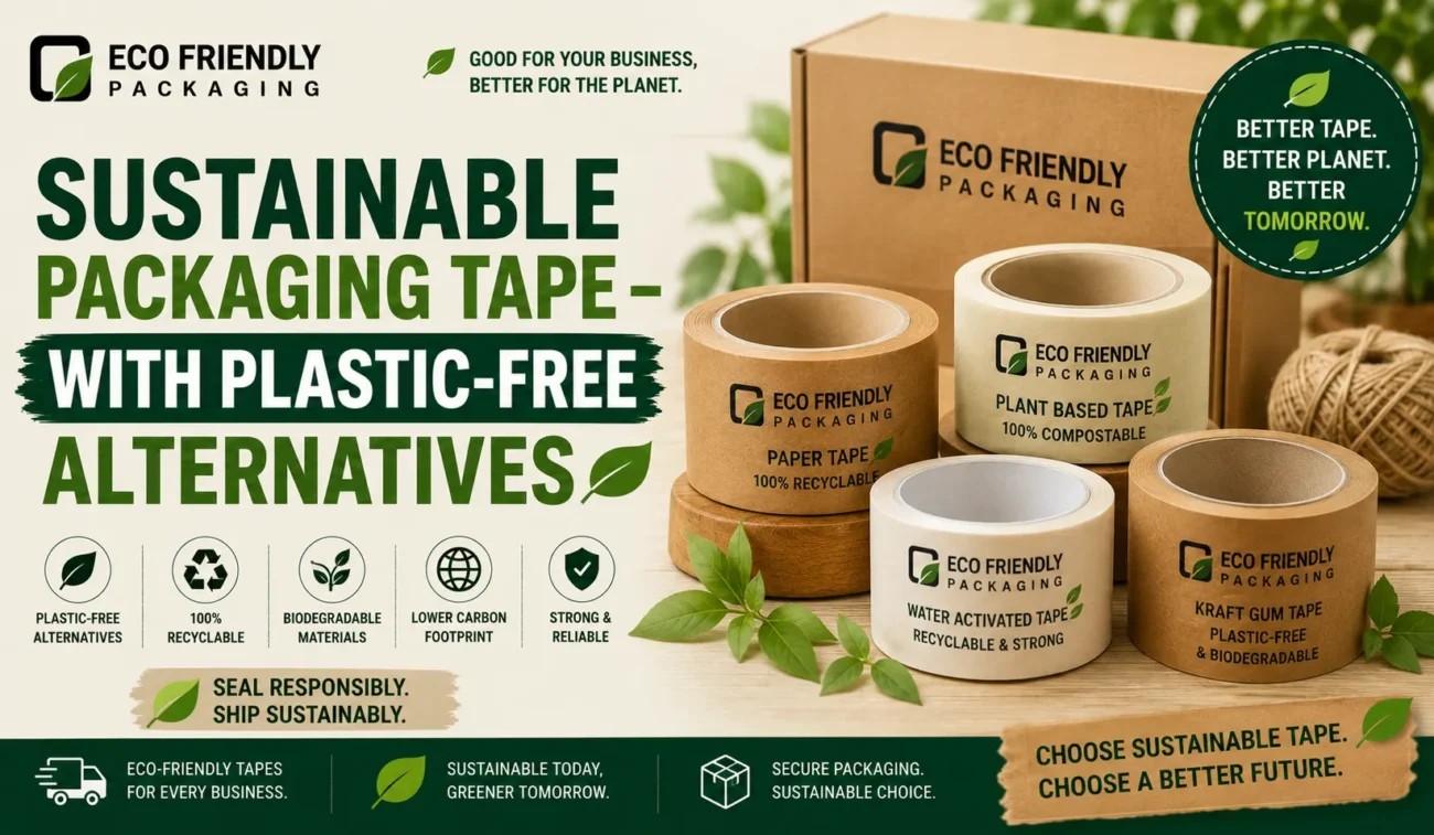 Sustainable Packaging Tape – With Plastic-Free Alternatives