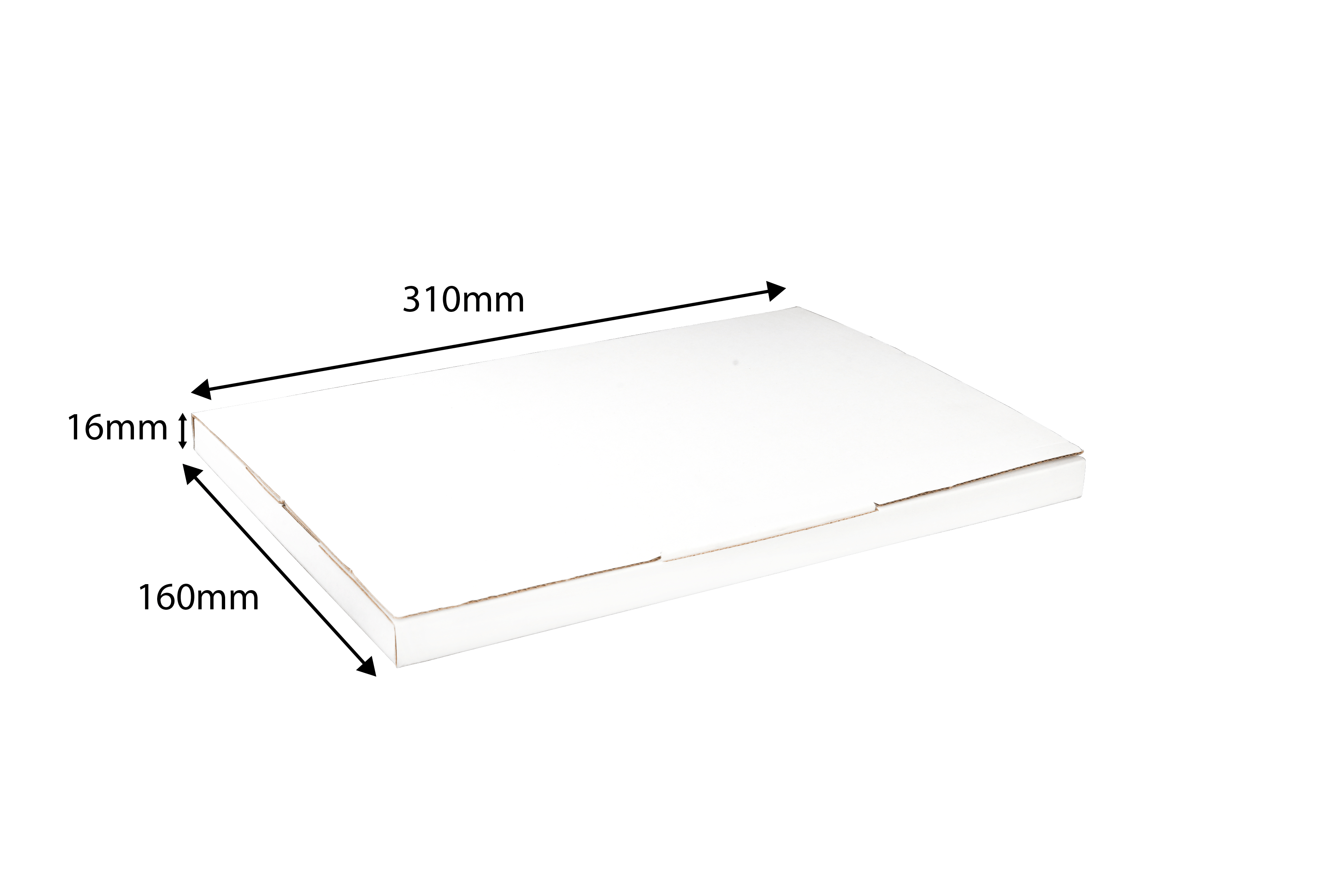 100X Mailing Box – Super Flat A4 310x220x16mm #04 Size Rigid Envelope Mailer