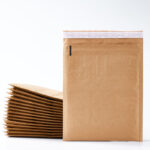 100% Biodegradable Kraft Honeycomb Mailer Custom Logo Design Paper Bubble Envelopes Mailers Padded Shipping for Documents CD - Image 5