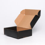 100pcs 220x160x77mm Mailing Box Black