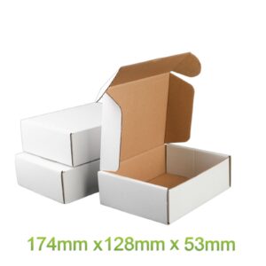 Australia Post Mailing Box 174x128x53mm White Shipping Carton