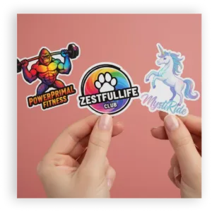Holographic Custom Die cut Stickers