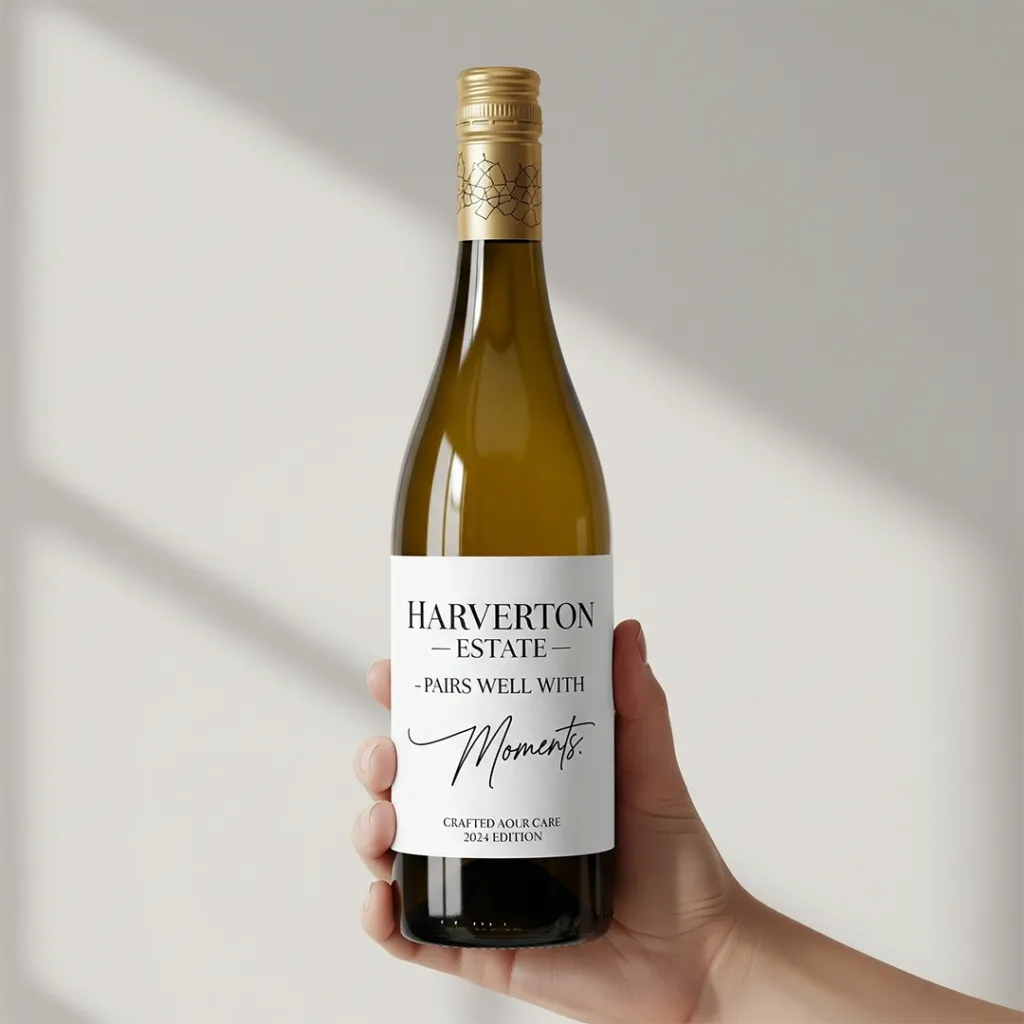 custom wine bottle stickers