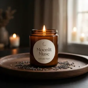 clear candle labels​