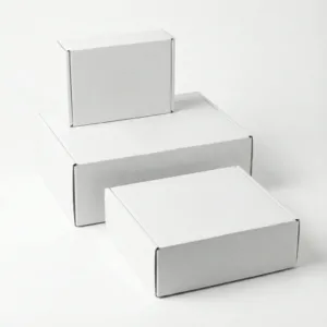 White Die Cut Mailing Boxes