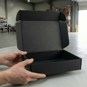Black Die Cut Mailing Boxes