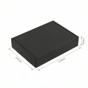 310x230x52mm - Black, Single Wall, 50/Piece