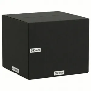 500x440x350 Black Mailing boxes