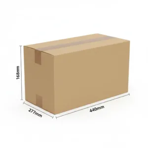 440x277x168mm Kraft Boxes