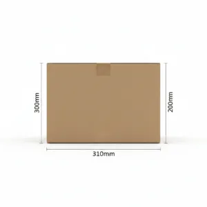 310x200x300mm - Kraft, Double Wall, 10/Piece