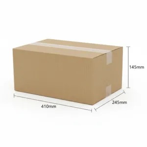 410x245x145mm - Kraft, Double Wall, 10/Piece