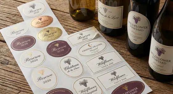 Wine Bottle Stickers
