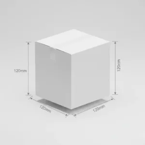 White Cubical Boxes 120x120x120mm Australia