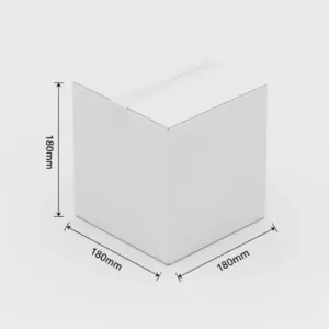 180x180x180mm White Cubical Boxes Online
