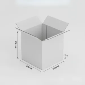 Cubical Boxes - Kraft, 50 Pcs/Carton, Single Wall, 250x250x250mm