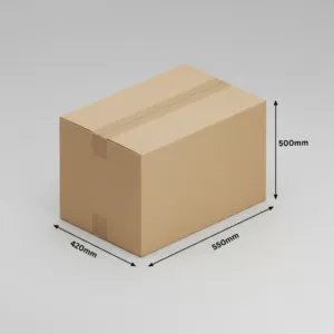 550x420x500mm Kraft Moving Boxes Online