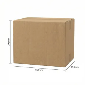 Heavy Duty Cardboard Boxes - Kraft, Double Wall, 350X295X295mm