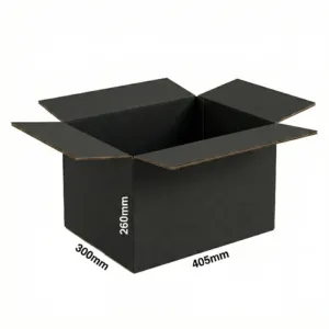 Australia Post Mailing Boxes - RSC, 405x300x260mm, Black, 50 Pcs/Carton, Single Wall