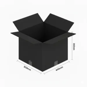 Australia Post Mailing Boxes - RSC, 500x440x350mm, Black, 50 Pcs/Carton, Single Wall