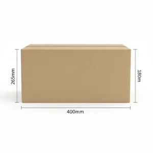 Heavy Duty Cardboard Boxes - Kraft, Double Wall, 400X265X180mm