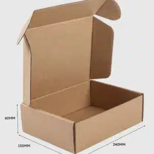 Kraft Die Cut Mailing Boxes 240x150x60mm