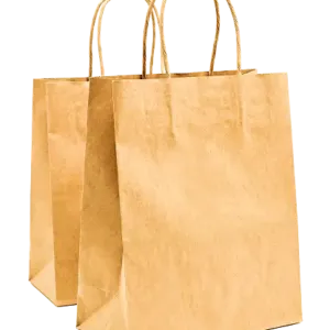 330×100×280mm Shopping Bag Kraft -100Pcs