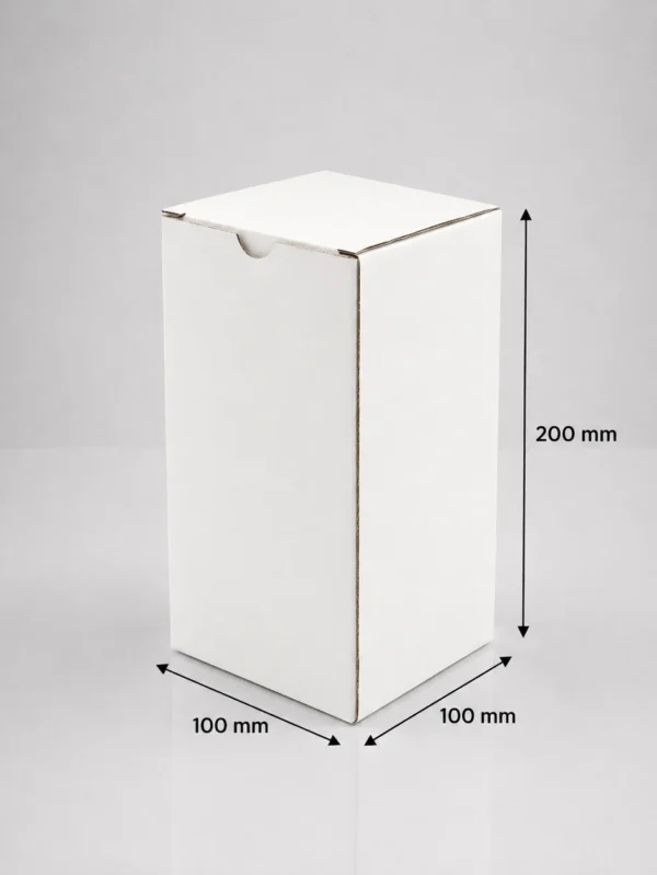 100mmX100mmX200mm White Candle Boxes