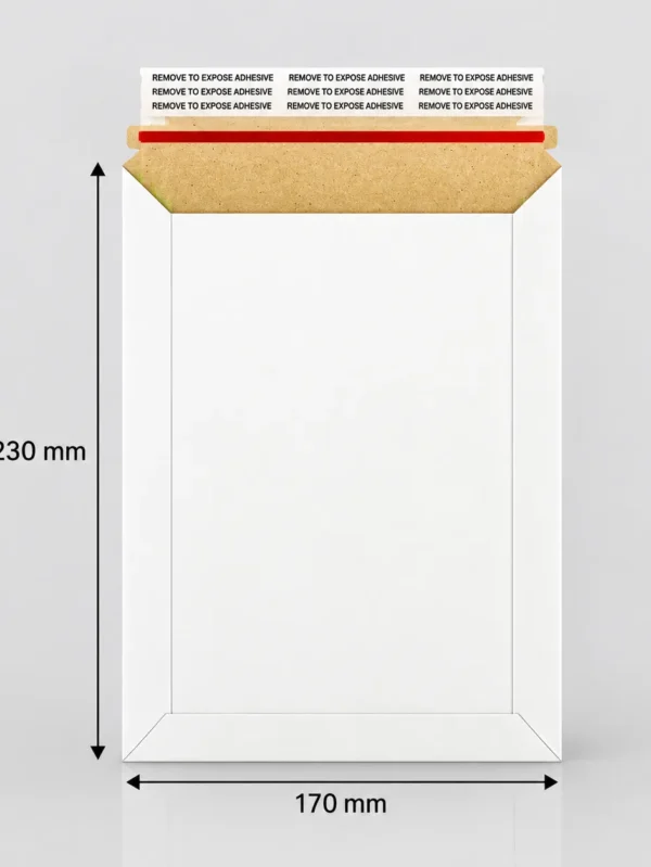 170mmX230mm 650 GSM A5 Rigid Card Mailer Envelopes