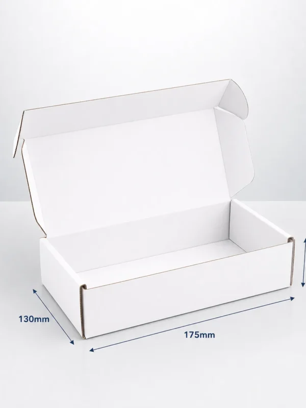 175x130x55mm white mailing Boxes