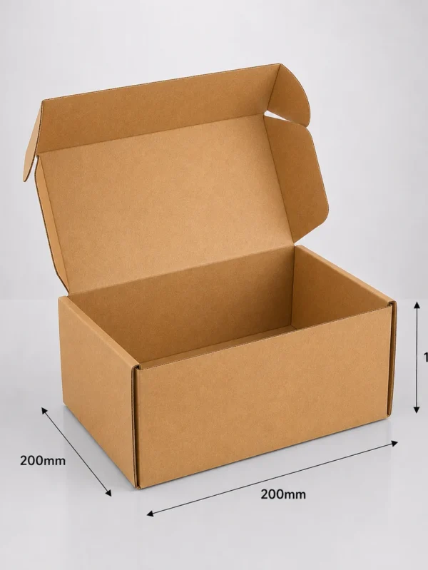 200x200x120mm die cut mailing box