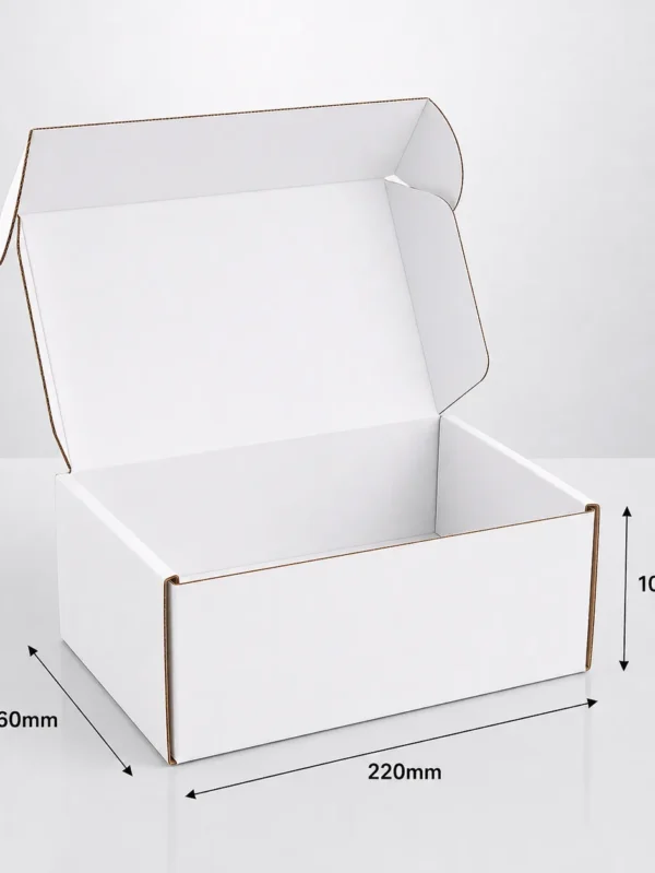 220x160x100mm die cut box