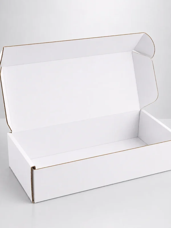 white mailing box