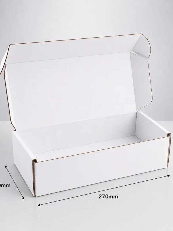 270x160x100mm white box