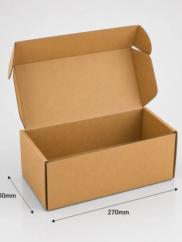 270x160x120mm die cut box