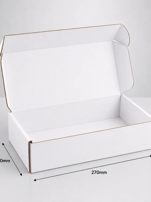 270x200x95mm die cut boxes