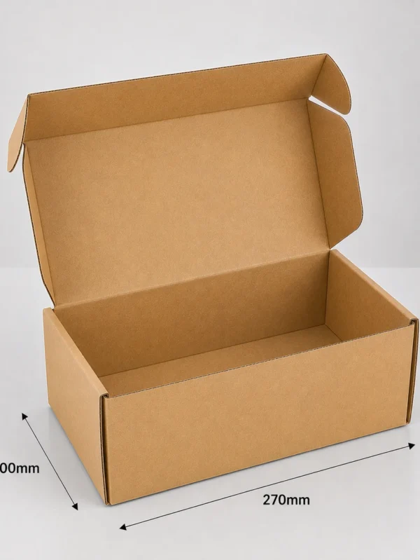 270x200x95mm die cut mailing box