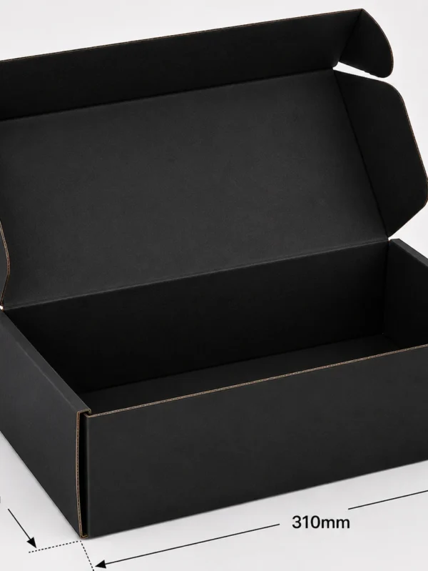 310x230x105mm black mailing box